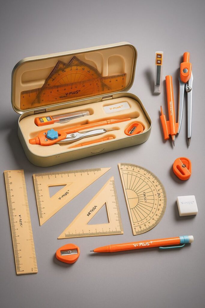 a basic geometry set back to school essentials
