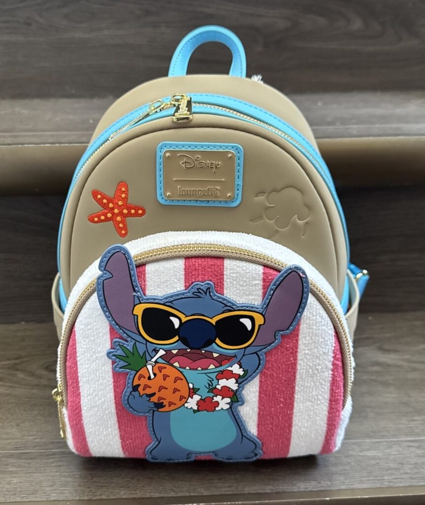 backpack with a fun textured design