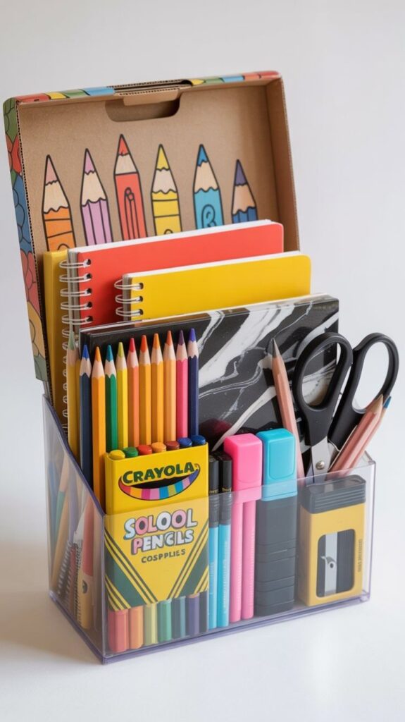 basic writing supplies back to school essentials