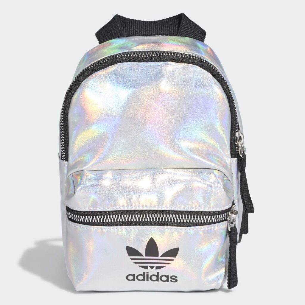 metallic or shimmer backpack