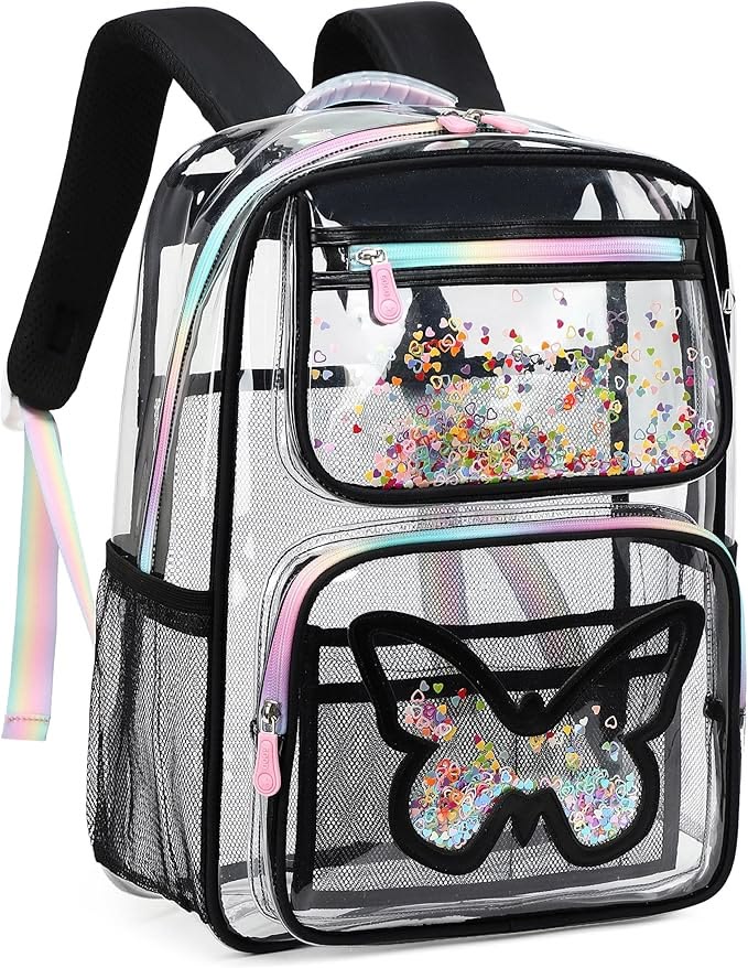 transparent or clear backpack