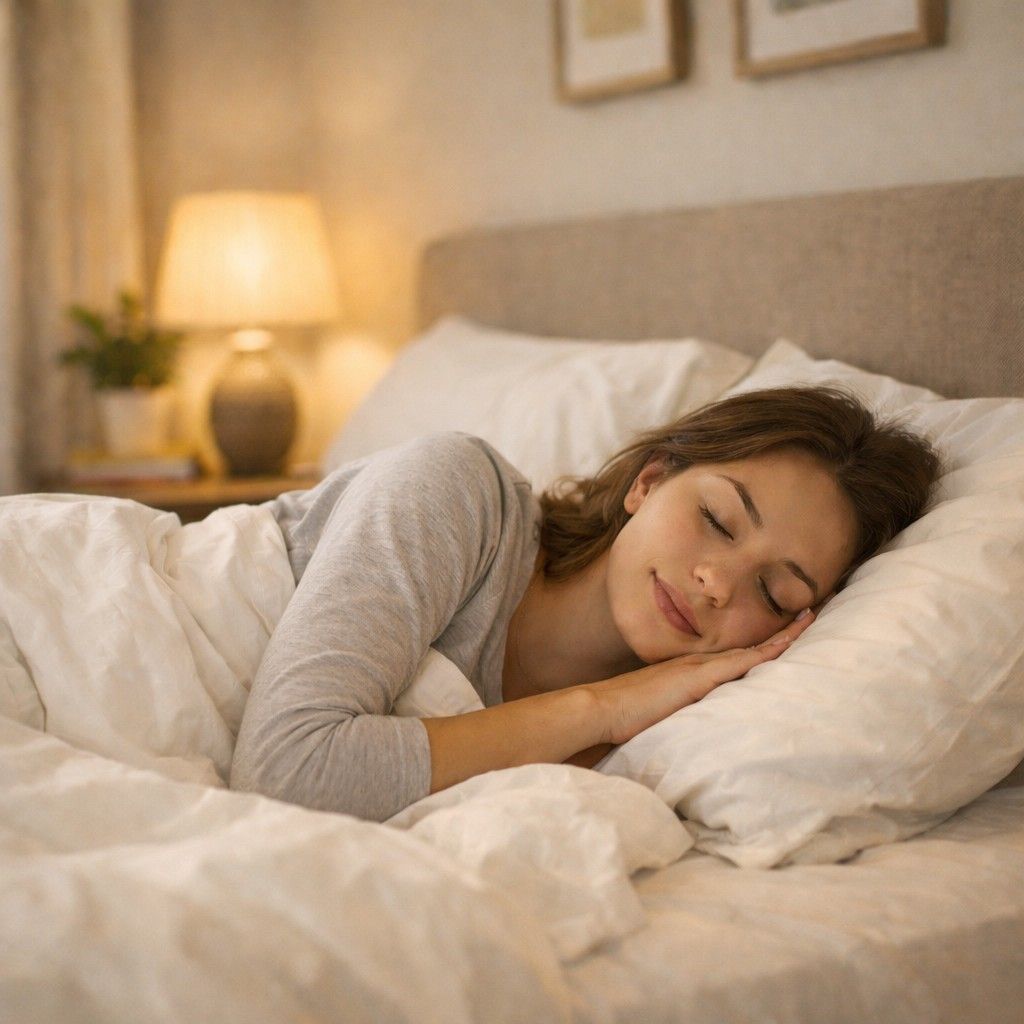picture of a lady sleeping