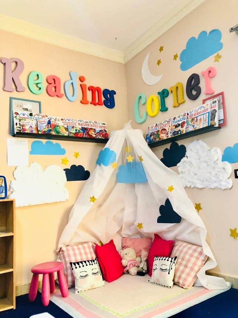 a reading corner