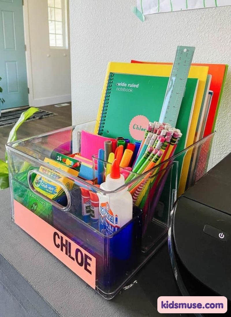 a small homework folder