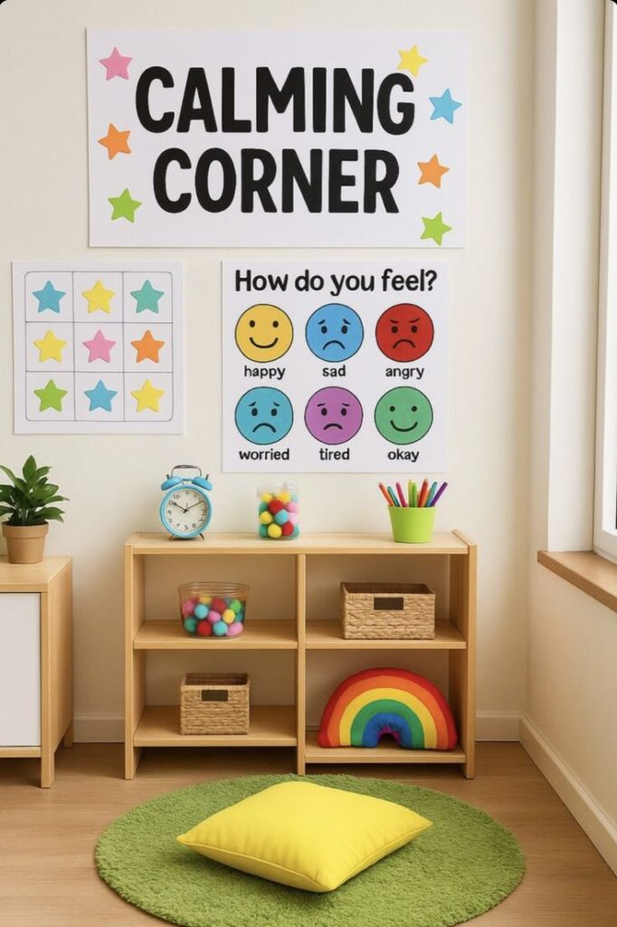 bulletin that helps kids express their emotions