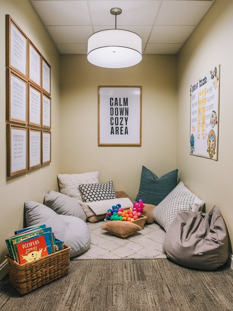a peaceful space to calm the mind