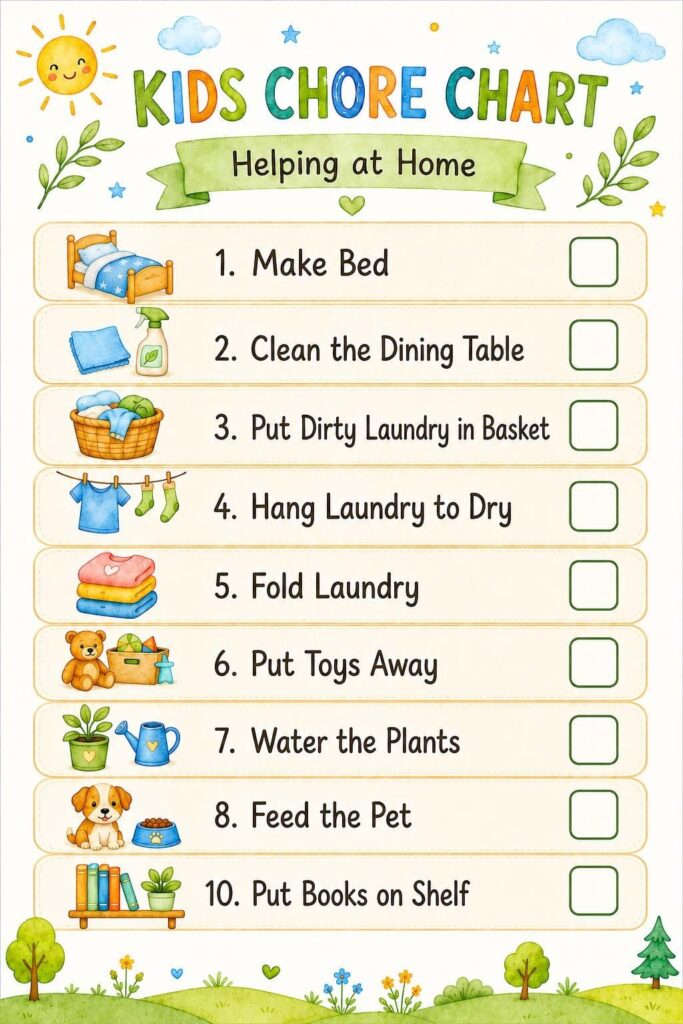 a chore chart
