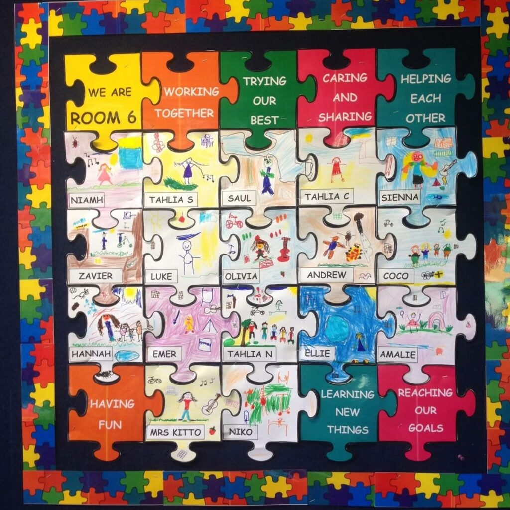 classroom rules as a puzzle