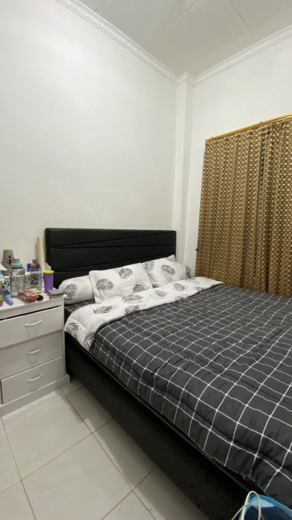 dressed bedroom