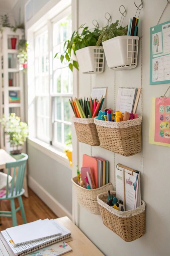 the hanging organizer station