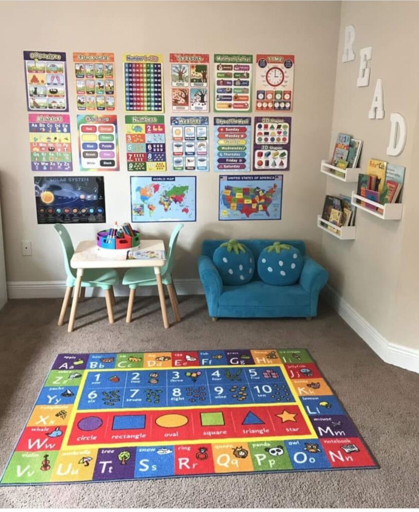 beautiful space for kids home work