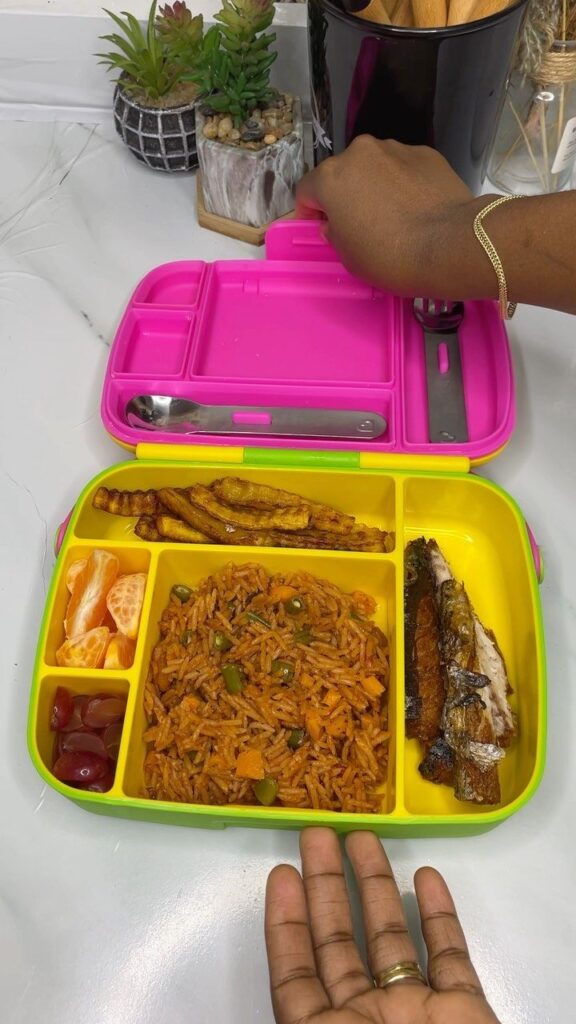 pack jellof rice school lunch kids will actually finish