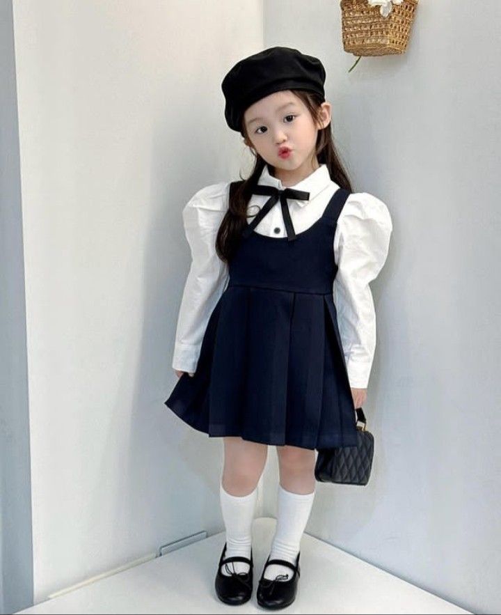 school kid with a silly look as first day of school photo idea