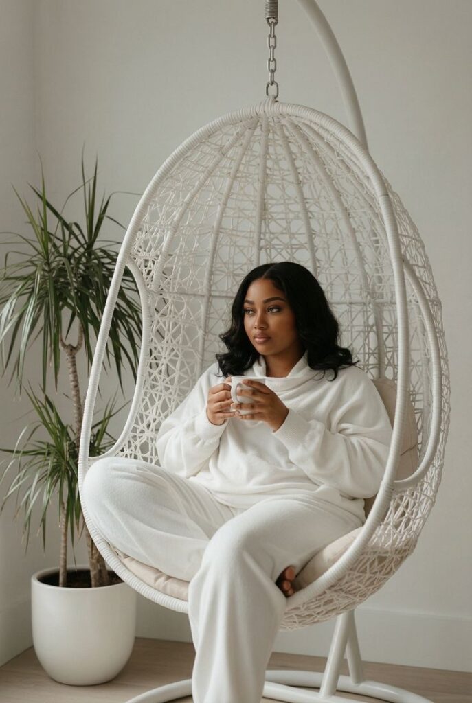 someone sitting down and taking coffee while thinking of how to get her kid back to school