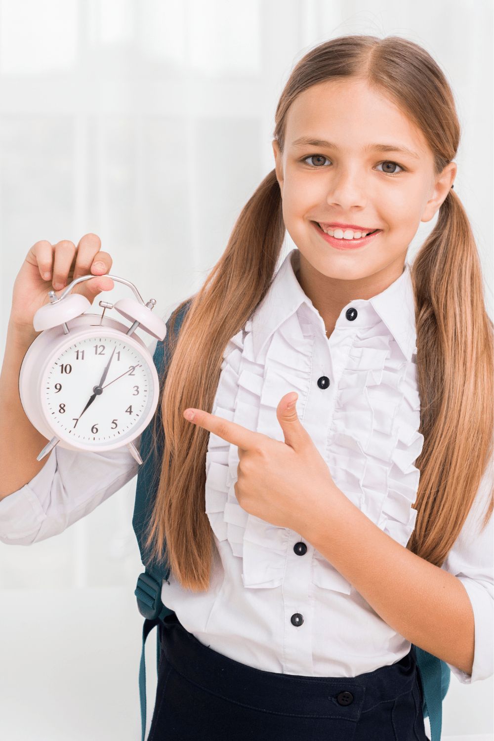 picture of a child with visual timer