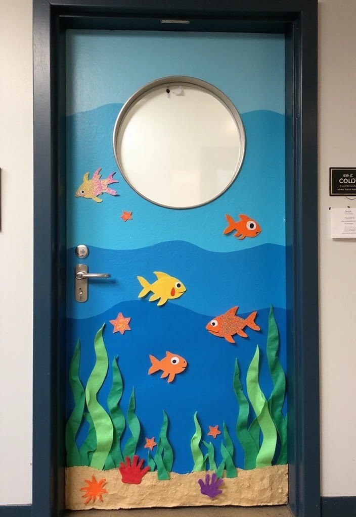 under the sea class door decoration ideas