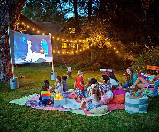 backyard movie night