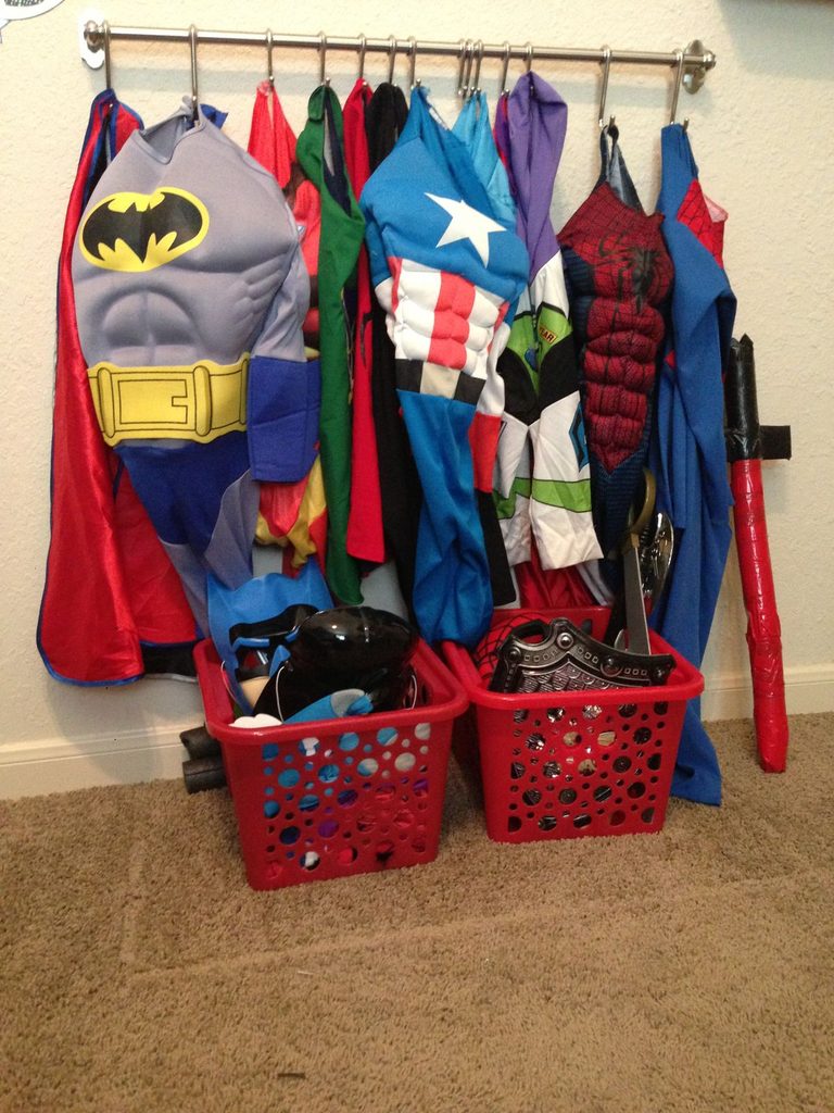 stored costumes