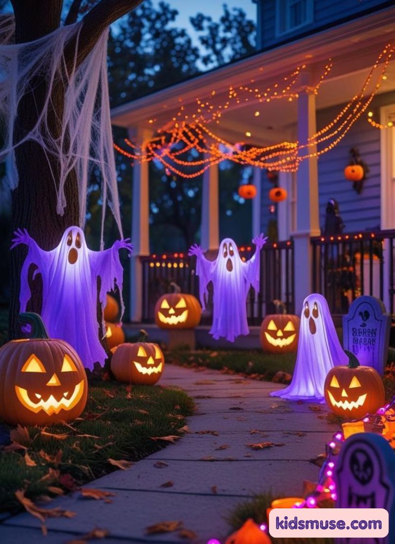 a cozy halloween decor