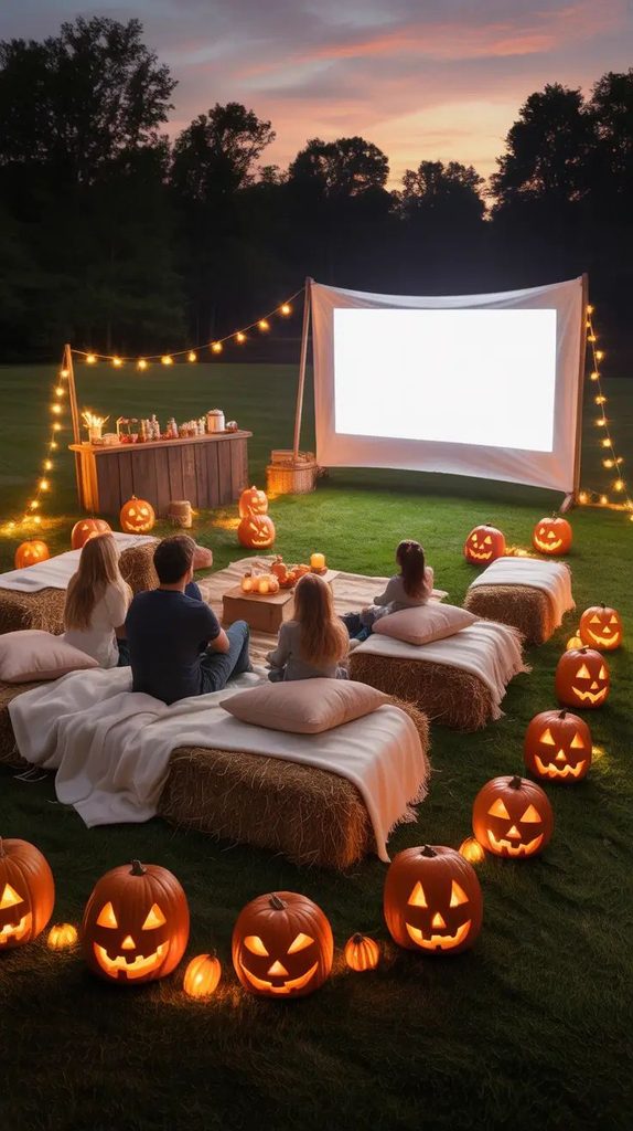 family seeing movie together
