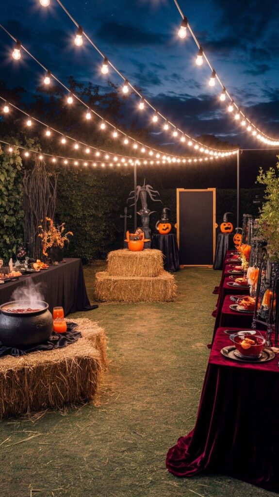 seasonal outdoor party