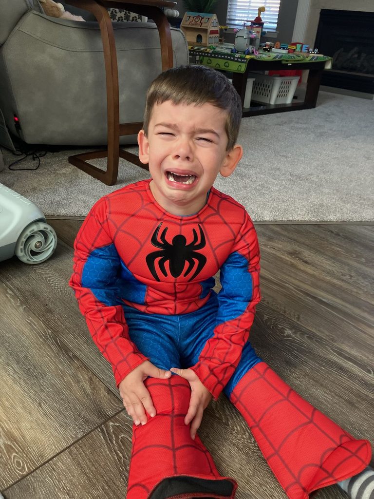 kid crying