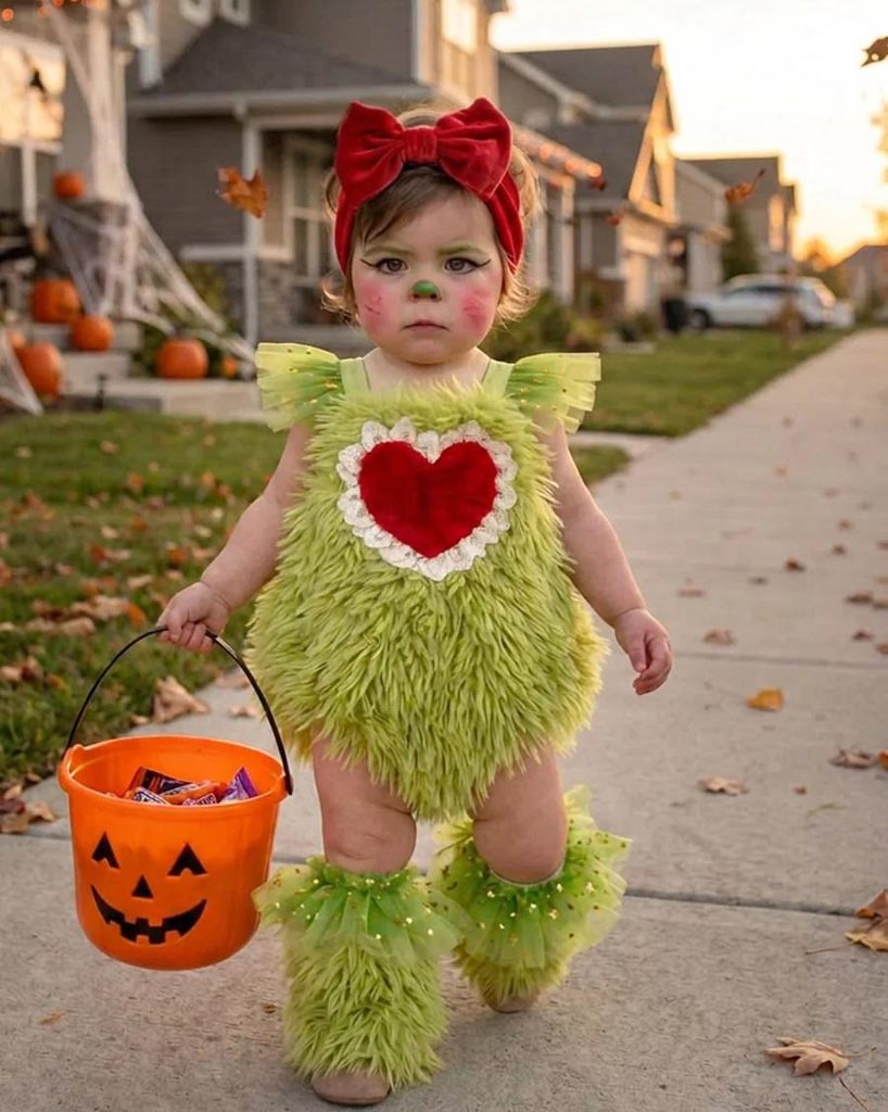 kid on trick or treat movement