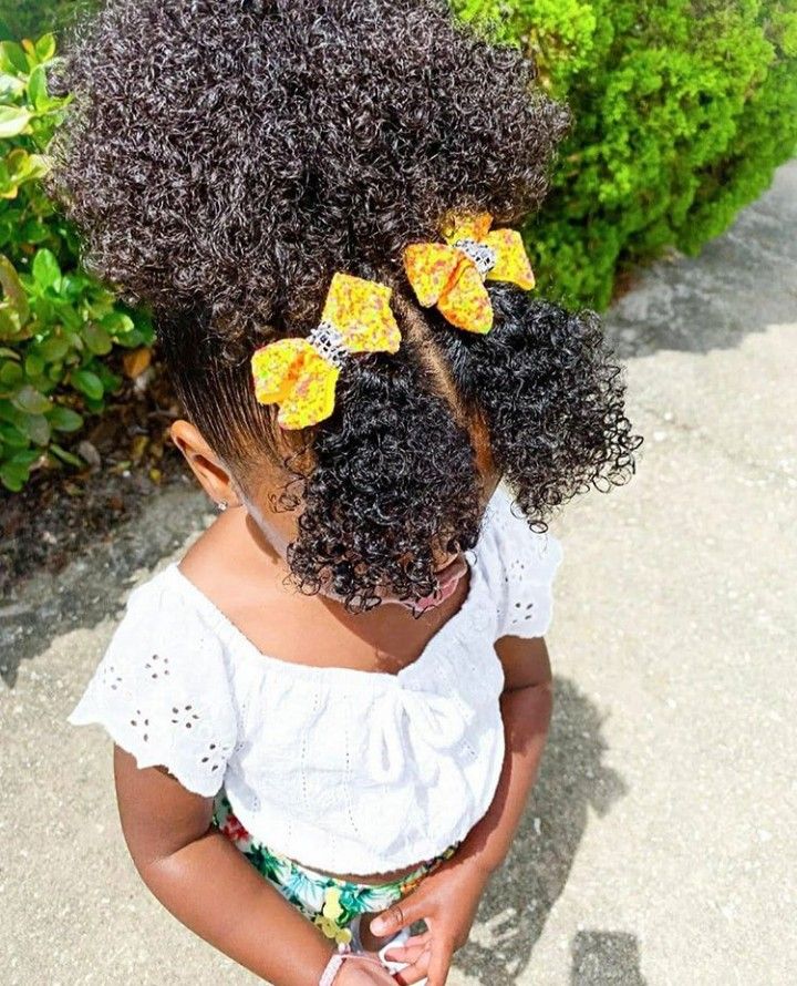 kid with soft and tangle-free hair