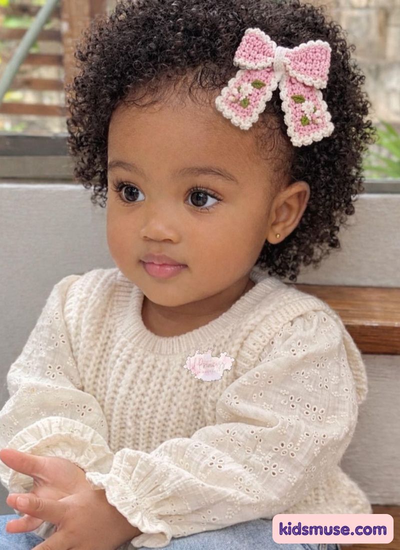 kid with soft and tangle-free hair