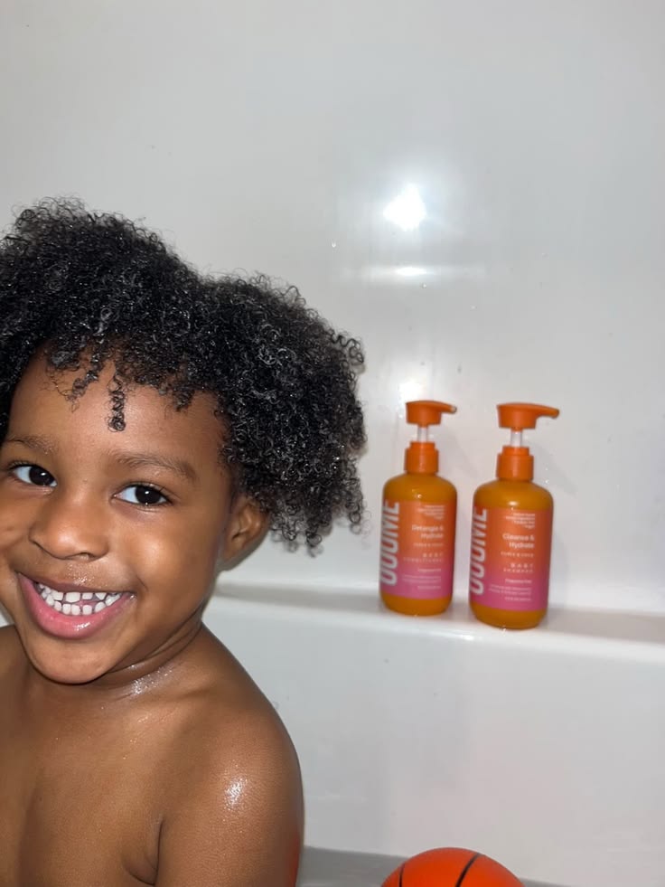kid that washed her hair