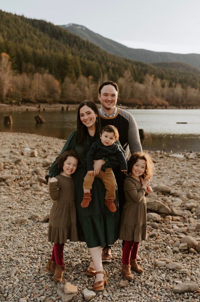 lake fall family photo