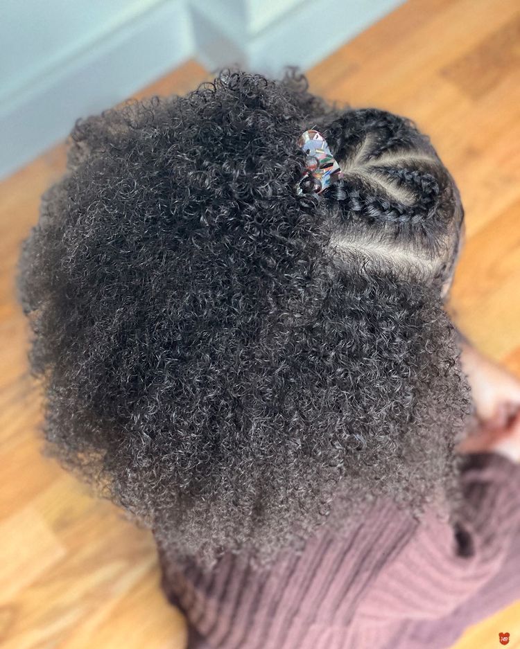 kid with soft and tangle-free hair