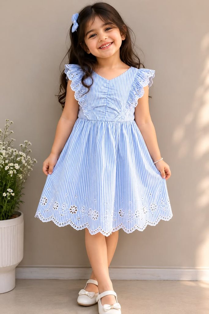 kid in classic gingham prints