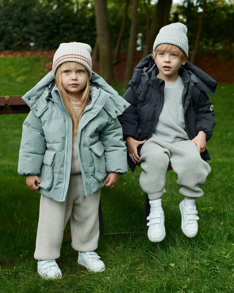 kids in puffer jackets