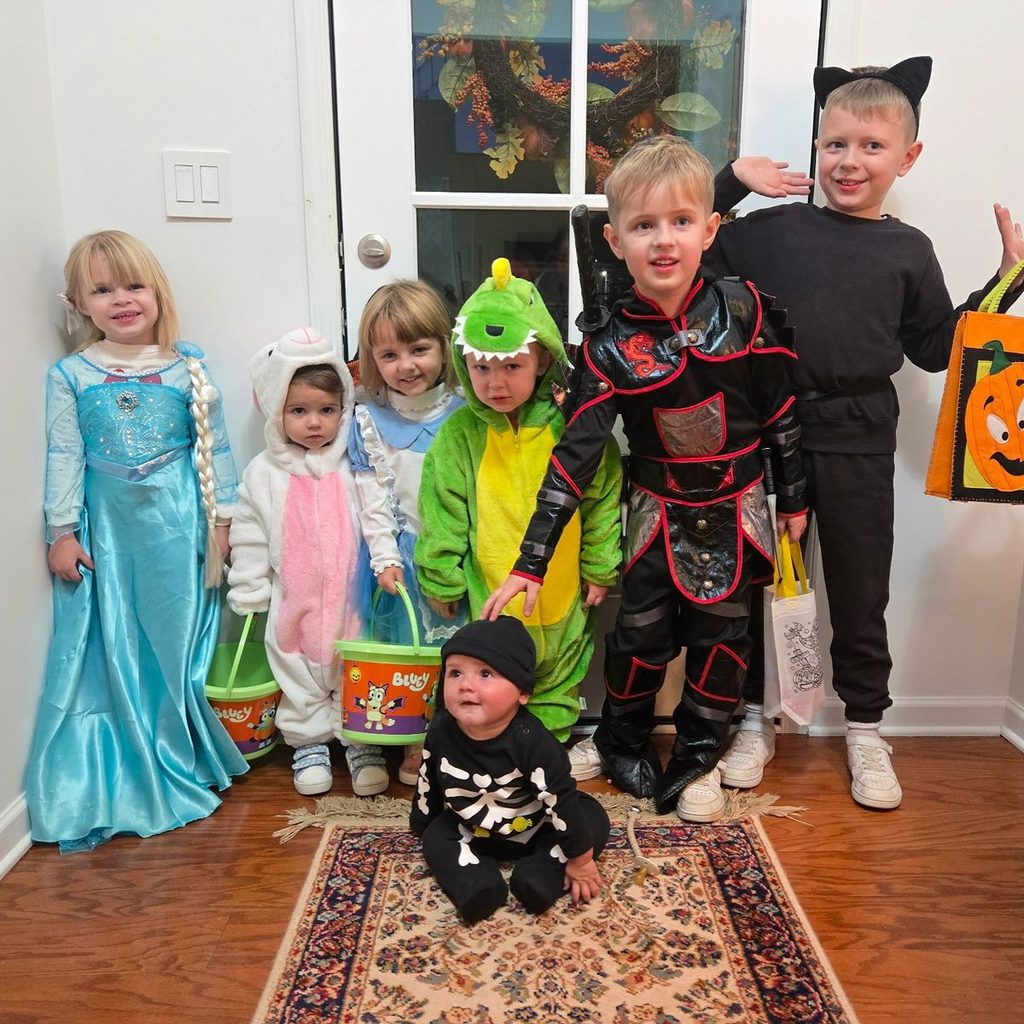 kids in different costumes