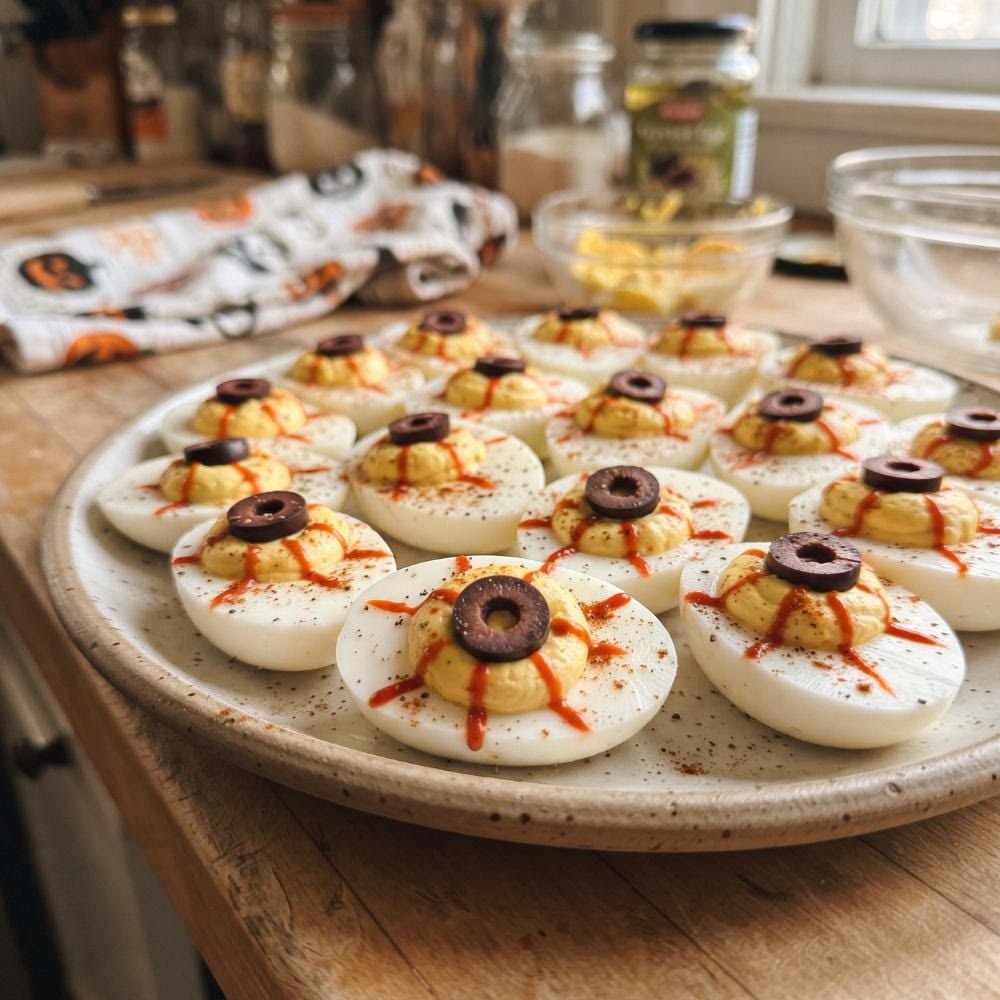 eyeball deviled eggs