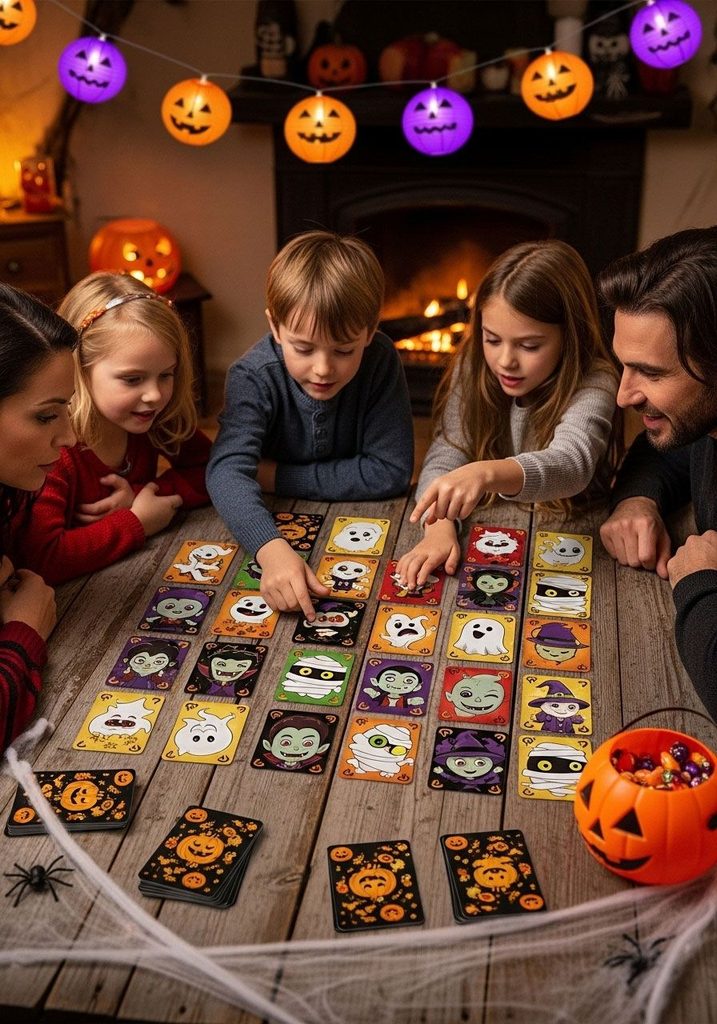family playing game