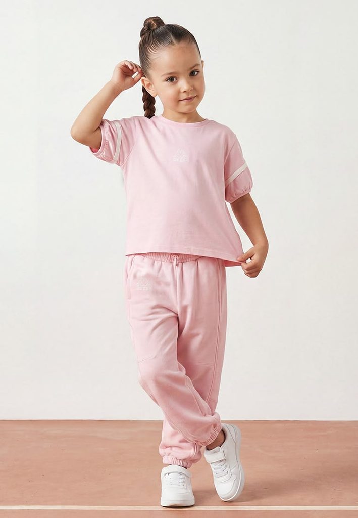 kid in joggers with a top