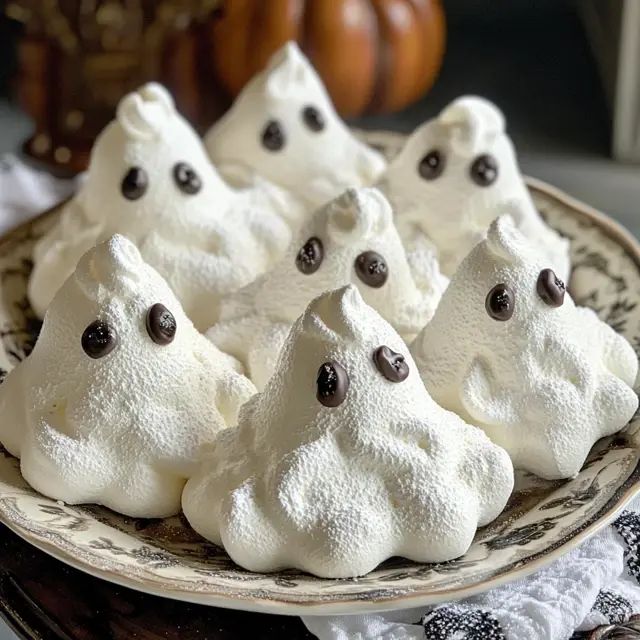 ghost meringue cookies