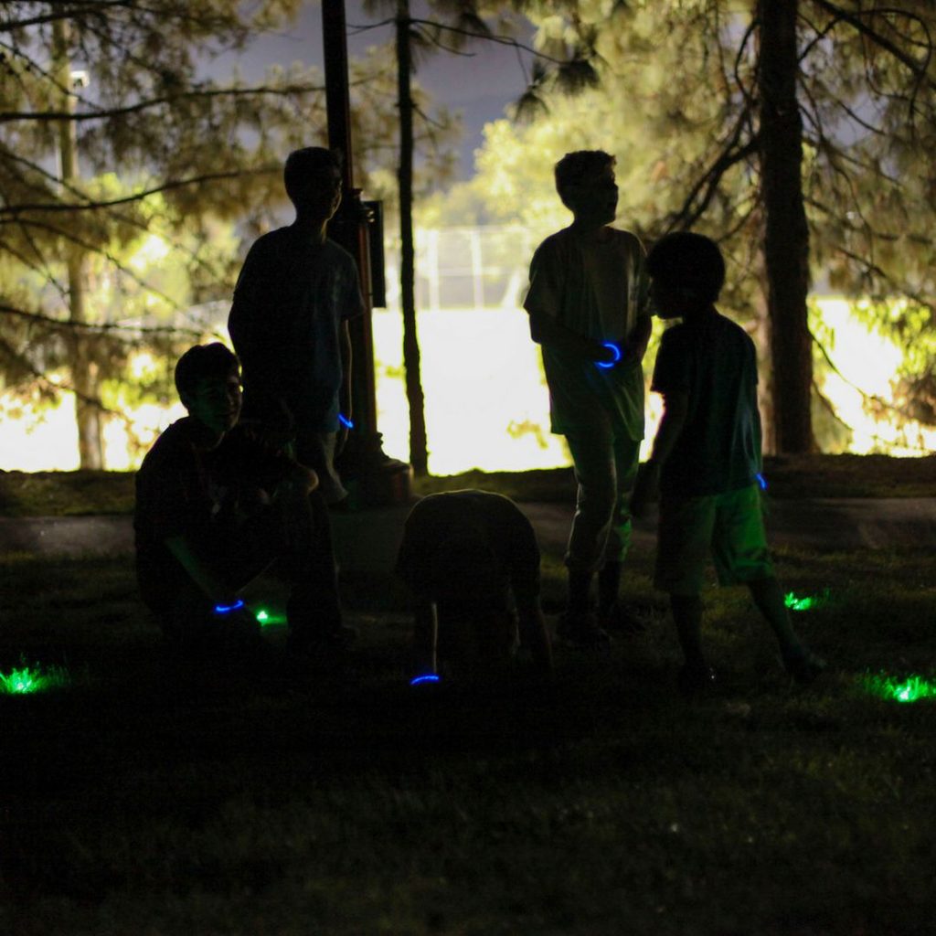 glow in the dark nighttime halloween scavenger hunt ideas for kids