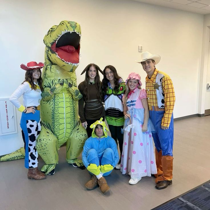 family in halloween costumes