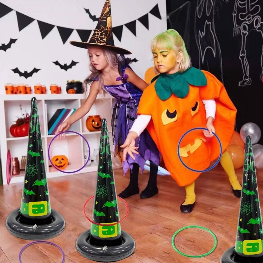 kids playing halloween games for kids