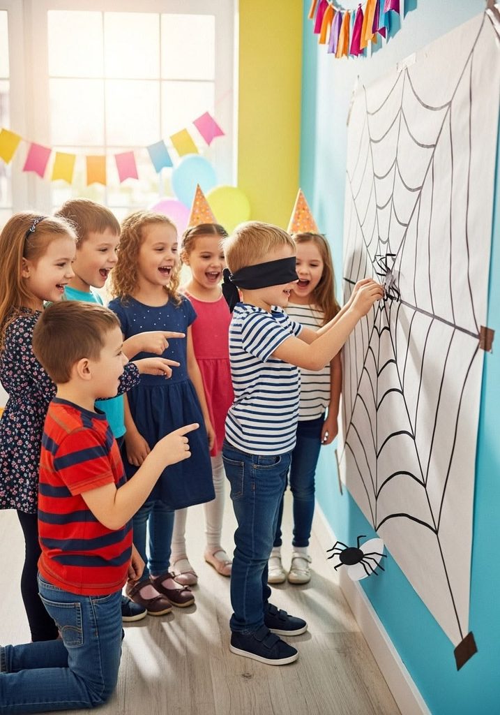 spider web toss game