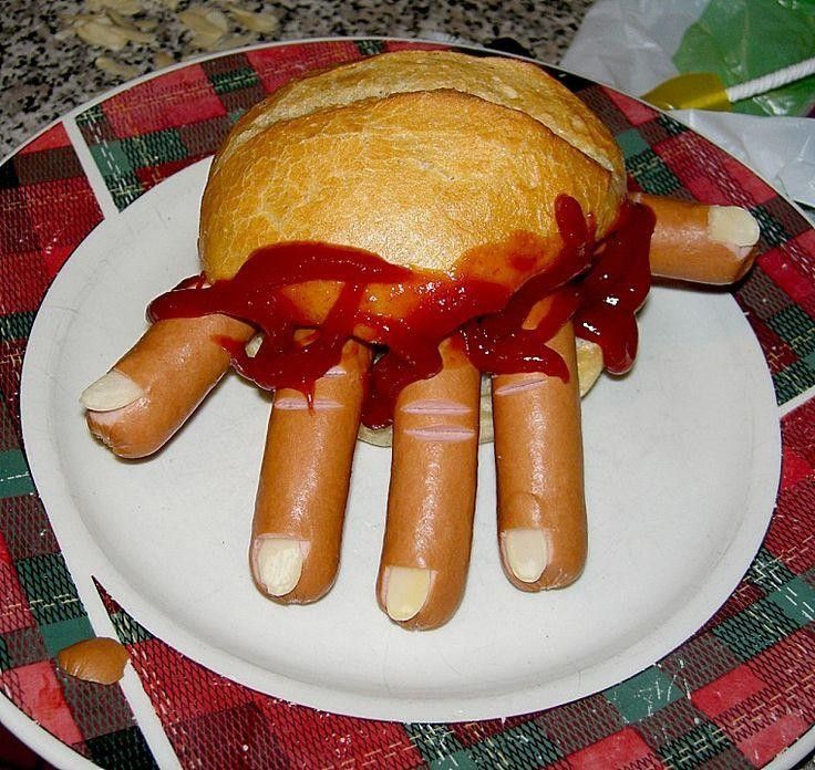 witch finger sausage halloween breakfast ideas for kids