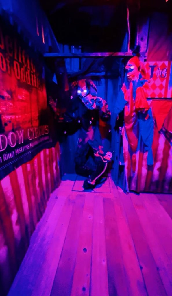 a hunted house