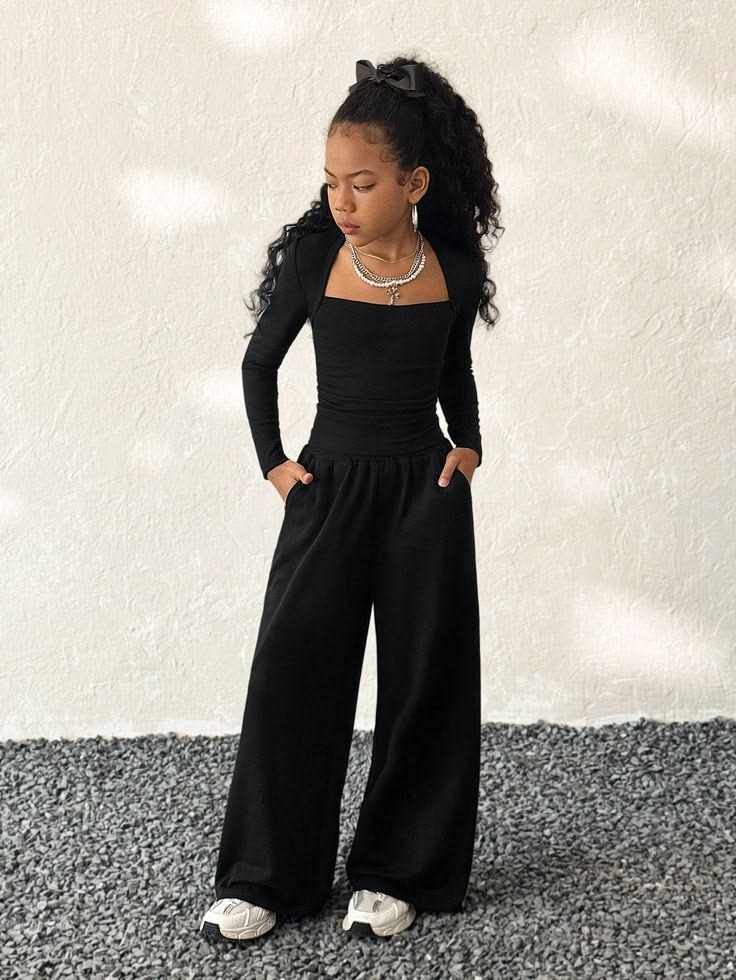 kid in free plain pant casual outfits ideas for kids