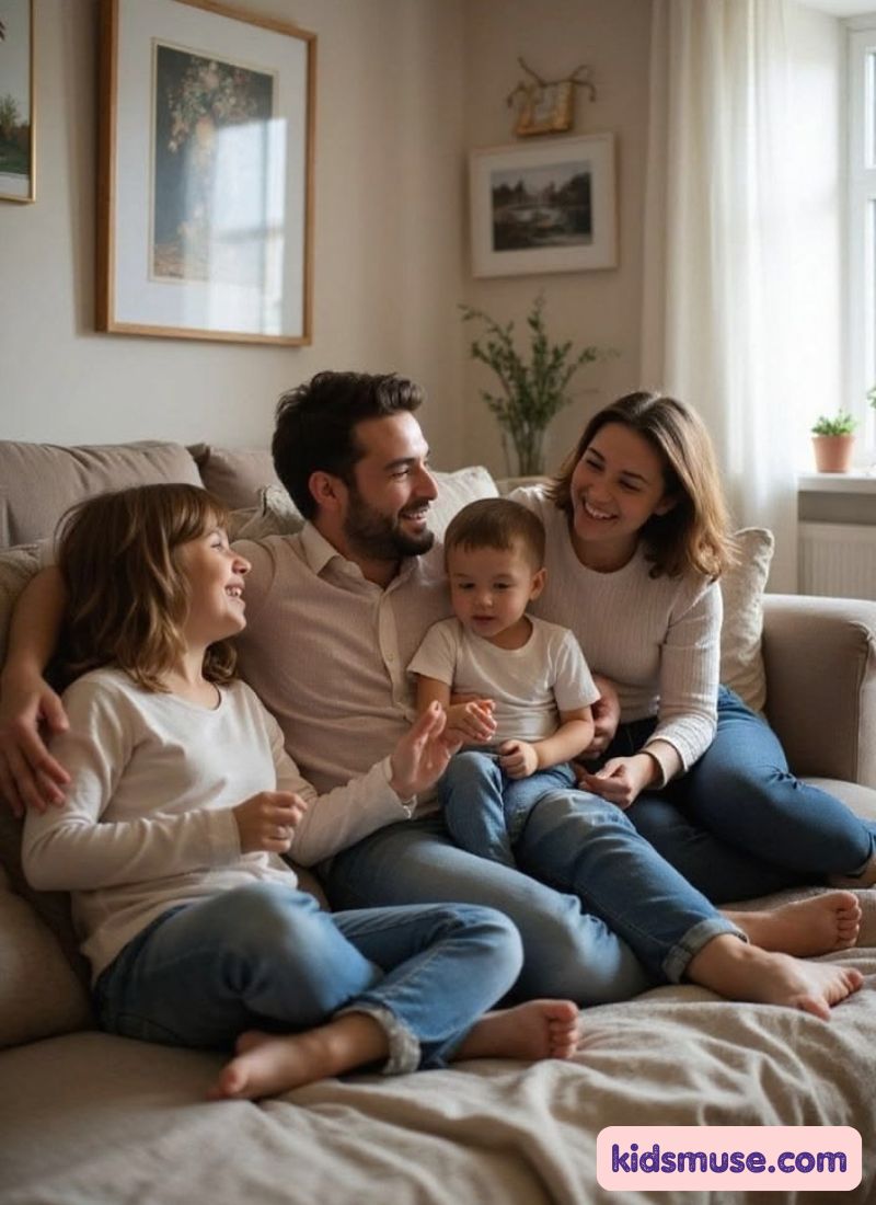 family enjoying time together