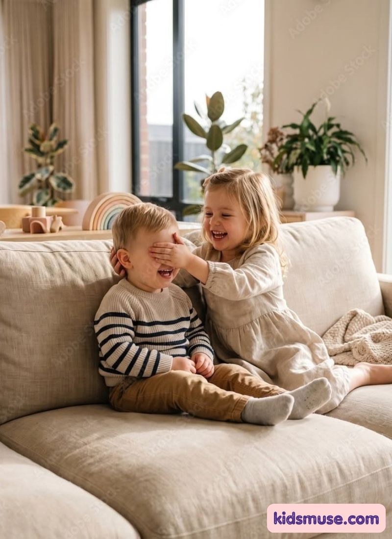 siblings enjoying time together