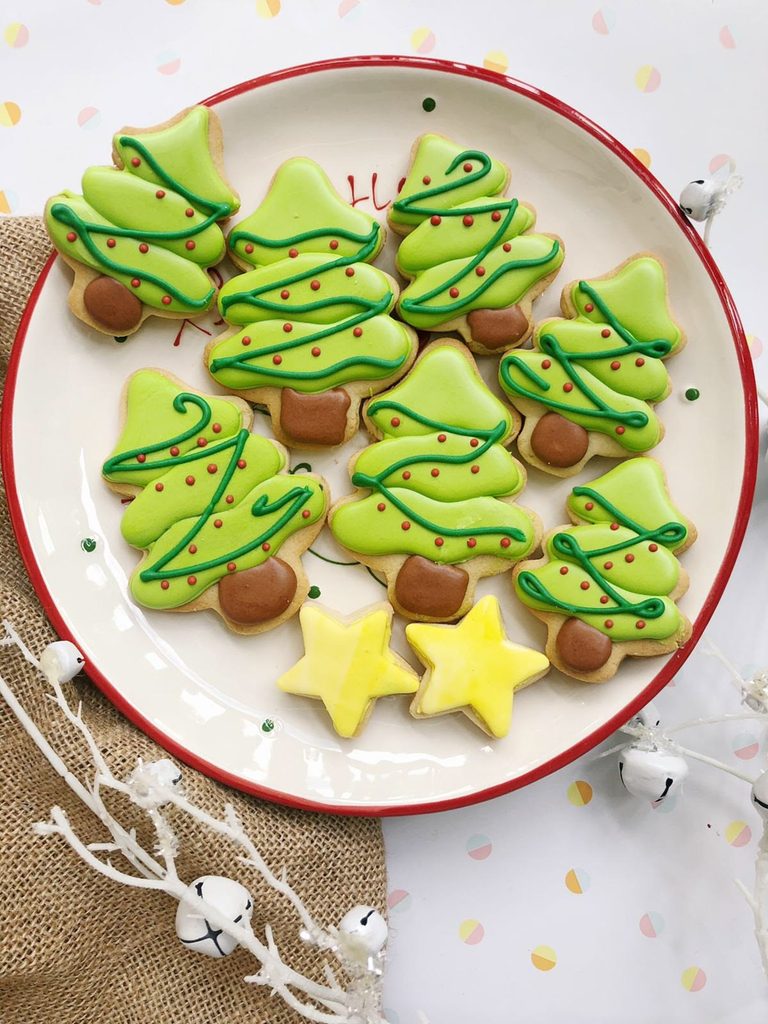 christmas tree cookies