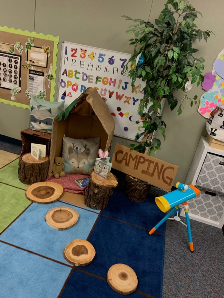 kids indoor camping 